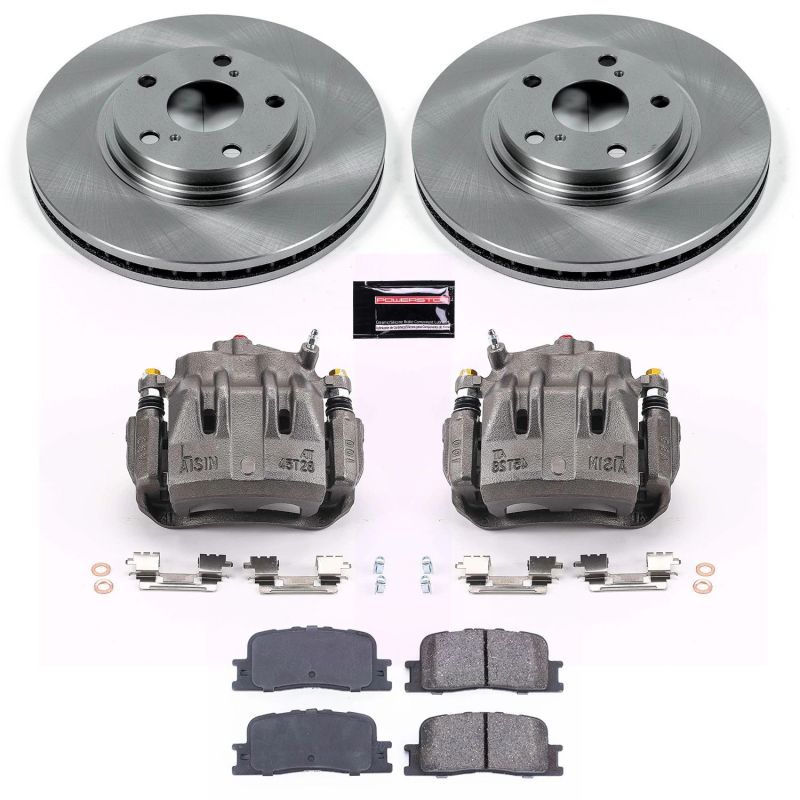Power Stop 04-06 Lexus ES330 Front Autospecialty Brake Kit w/Calipers Brake Kits - OE PowerStop
