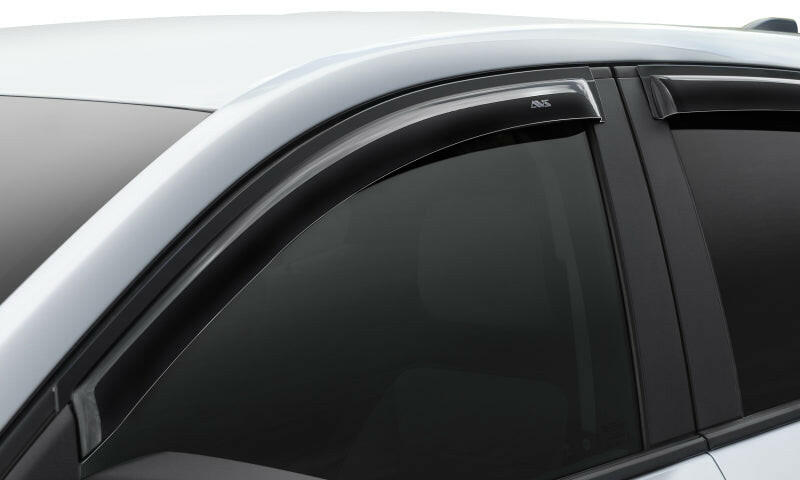 AVS 22-23 Jeep Grand Cherokee Ventvisor Outside Mount Window Deflectors 4pc - Smoke Wind Deflectors AVS