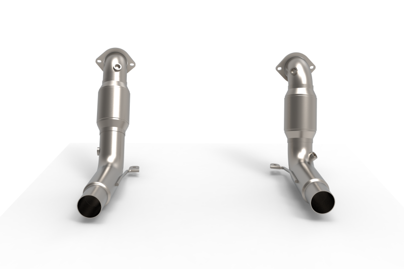 Kooks 20-24 Ford Exployer ST/Aviator 3in x 2-1/2in Stainless Steel GREEN Catted Downpipes Downpipes Kooks Headers