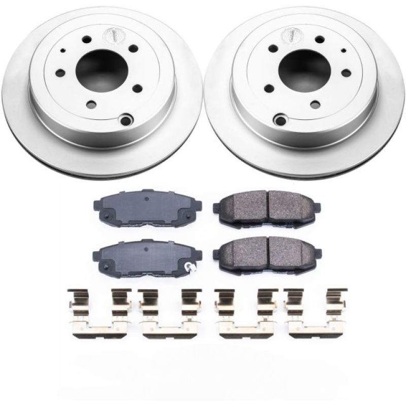 Power Stop 04-06 Mazda MPV Rear Z17 Evolution Geomet Coated Brake Kit Brake Kits - Performance Blank PowerStop
