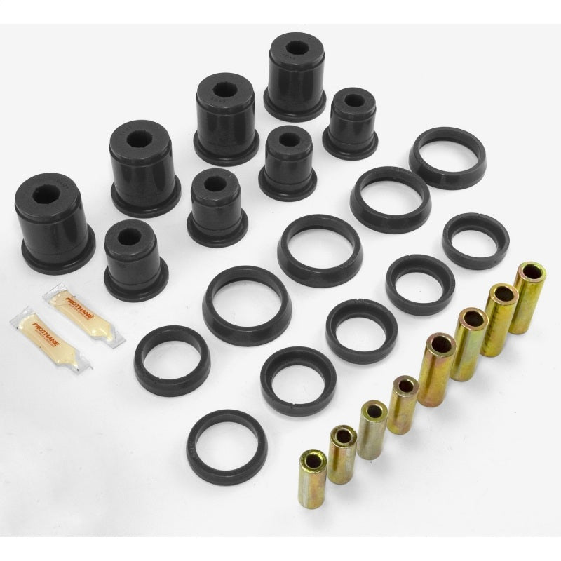 Rugged Ridge Control Arm Bushing Kit Front Black 97-06TJ Bushing Kits Rugged Ridge