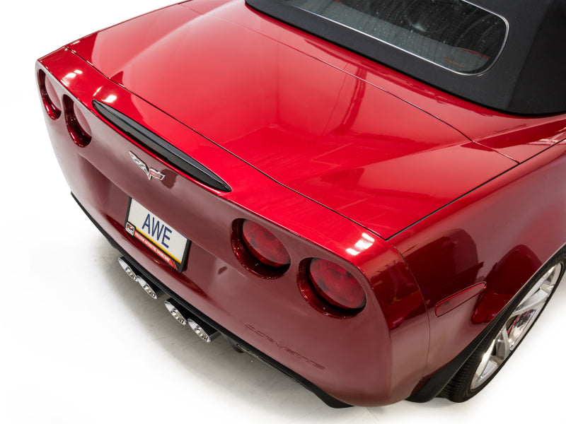 AWE Tuning 09-13 Chevrolet Corvette 6.2L Touring Edition Axle-Back Exhaust w/ Chrome Silver Tips Axle Back AWE Tuning