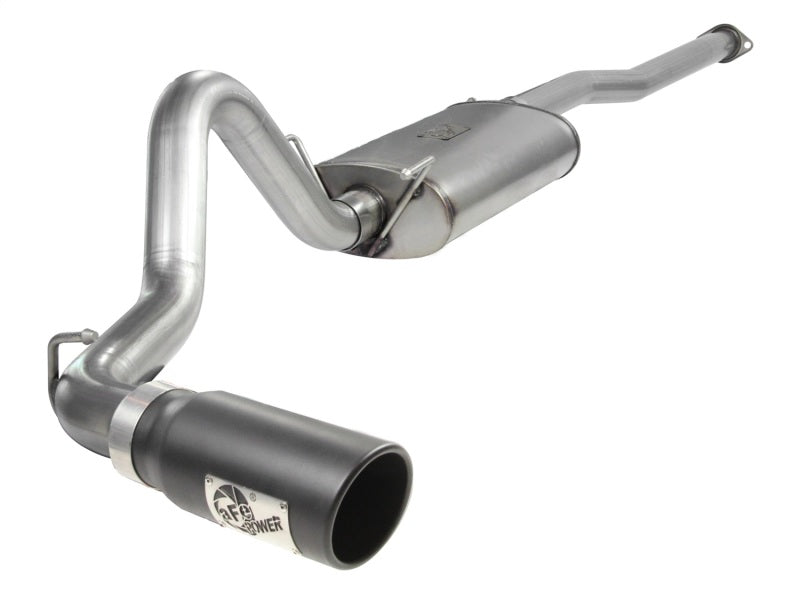 aFe MACHForce XP Exhausts Cat-Back SS-409 EXH CB Toyota Tacoma 05-13 V6-4.0L (Blk Tip) Catback aFe