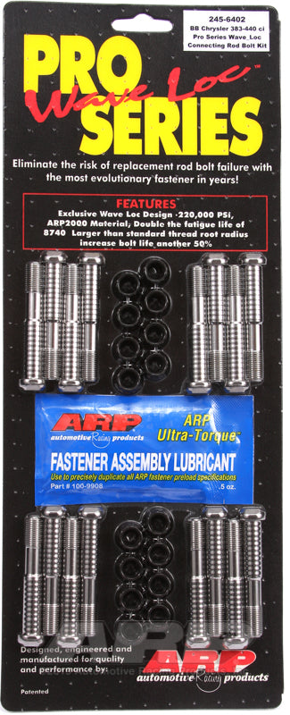 ARP Chrysler 383-440c.i.d. wave-loc rod bolt kit Rod Bolt Kits ARP