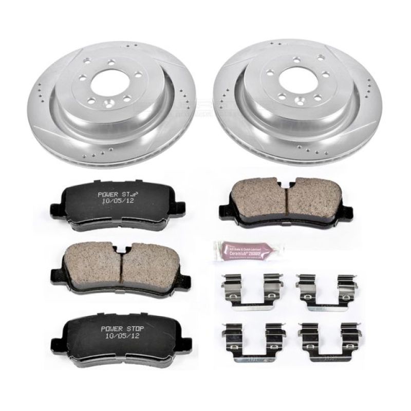 Power Stop 10-16 Land Rover LR4 Rear Z23 Evolution Sport Brake Kit Brake Kits - Performance D&S PowerStop