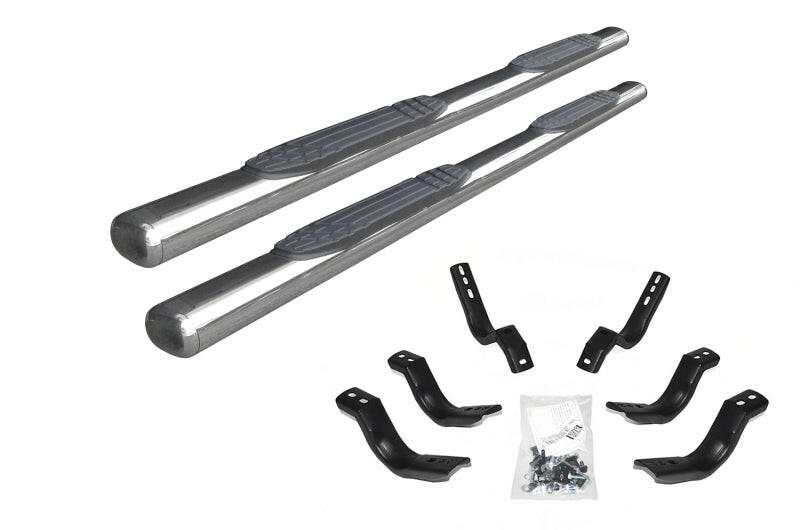 Go Rhino 19-20 Chevy 1500 4in 1000 Series Complete Kit w/Sidestep + Brkts Side Steps Go Rhino