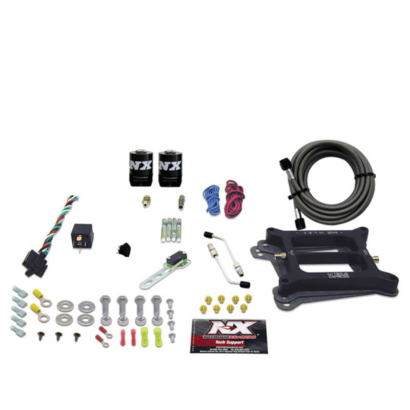 Nitrous Express 4150 4-BBL/Alcohol Nitrous Kit (100-500HP) w/o Bottle Nitrous Systems Nitrous Express