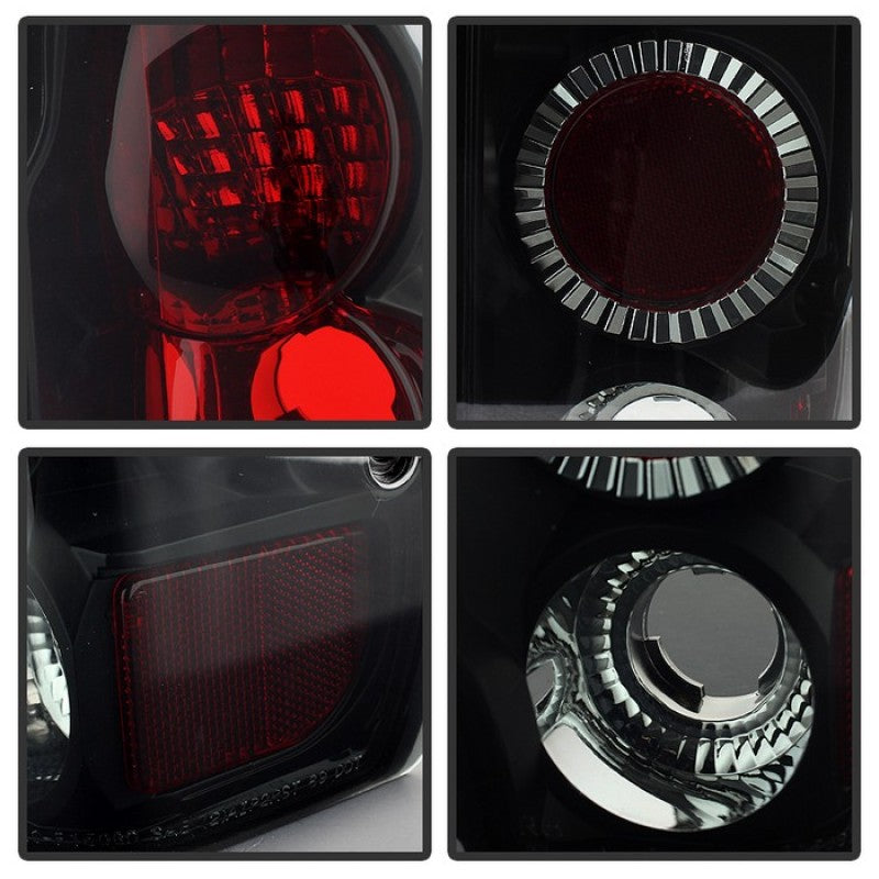 Spyder Ford F150 87-96/Ford Bronco 88-96 Euro Style Tail Lights Black Smoke ALT-YD-FF15089-BSM Tail Lights SPYDER