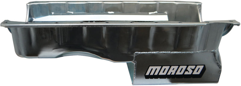 Moroso Chevrolet Big Block Gen 5/6 Wet Sump 6.5qt 8in Steel Oil Pan Oil Pans Moroso