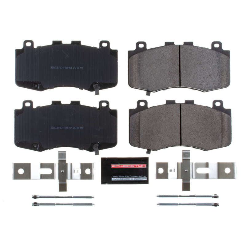 Power Stop 18-19 Jeep Grand Cherokee Front Z23 Evolution Sport Brake Pads w/Hardware Brake Pads - Performance PowerStop