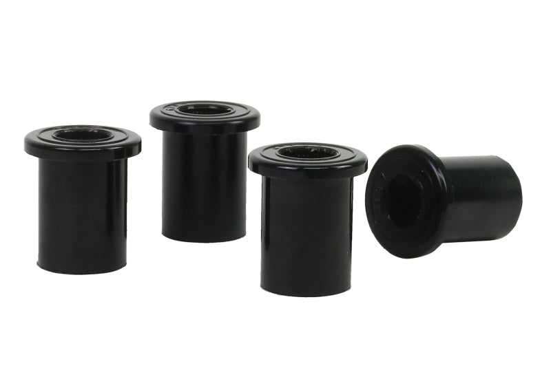 Whiteline Plus 12/05+ Nissan Frontier/XTerra Rear Spring Shackle Bushing Spring Insulators Whiteline