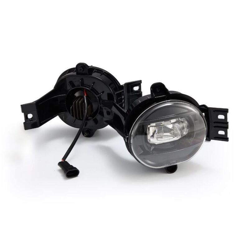 AlphaRex 02-08 Dodge Ram 1500/03-09 Ram 2500/3500 DoubleTap Dual Color LED Proj Fog Lights - Wt/Ambr Fog Lights AlphaRex