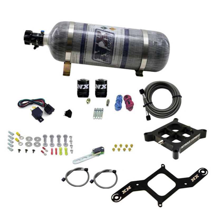 Nitrous Express 4500 Covert Crossbar Plate System Pro Power 100-500HP (12lb Bottle) Nitrous Plates Nitrous Express