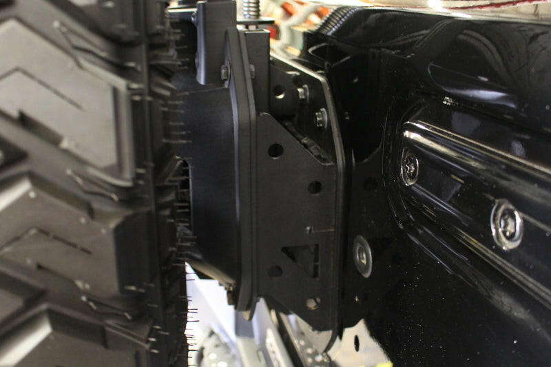 Go Rhino 18-20 Jeep Wrangler JL/JLU Rockline Spare Tire Relocation Bumpers - Steel Go Rhino