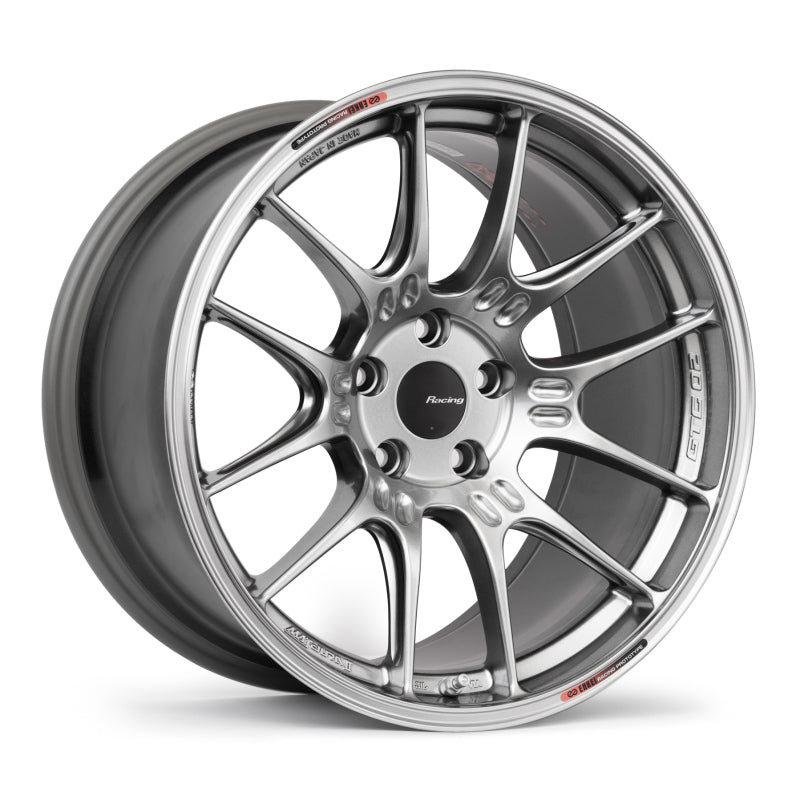 Enkei GTC02 19x9.5 5x120 27mm Offset 72.5mm Bore Hyper Silver Wheel Wheels - Cast Enkei