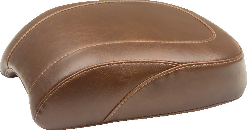 Mustang 18-21 Harley Softail Slim Wide Tripper Passenger Seat - Brown Passenger Motorcycle Seats Mustang Motorcycle