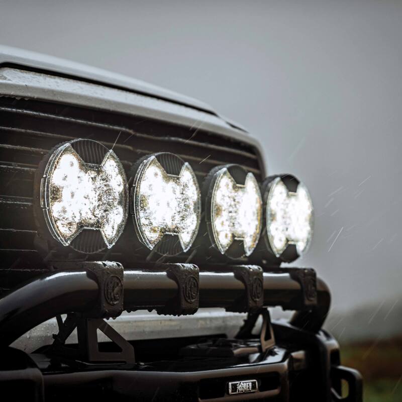 KC HiLiTES SlimLite 8in. LED Light Shield (Shield Only) - Clear Light Covers and Guards KC HiLiTES