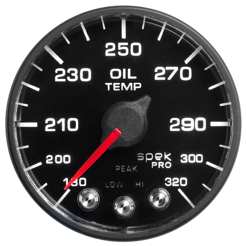 Autometer Spek-Pro - Nascar 2-1/16in Oil Temp 180- 320F Bfb Ecu Gauges AutoMeter