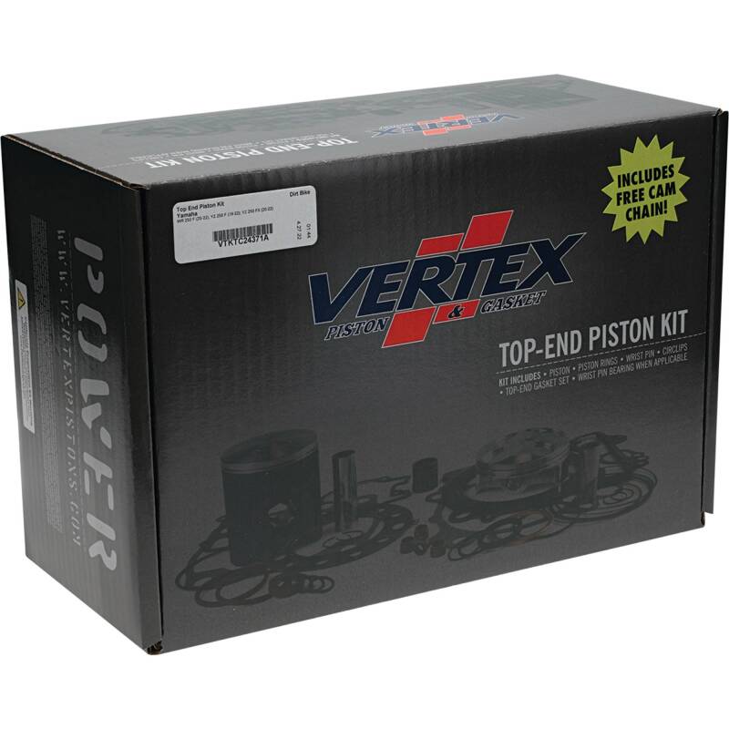 Vertex Piston 20-23 Yamaha WR 250 F 250cc Top End Piston Kit Piston Sets - Powersports Vertex Pistons