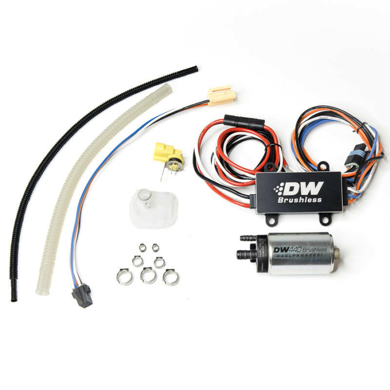 DeatschWerks 03-13 Chevy Corvette 440lph InTank Brushless Fuel Pump w/9-0909 Instl kit/C102 Contrllr Fuel Pumps DeatschWerks