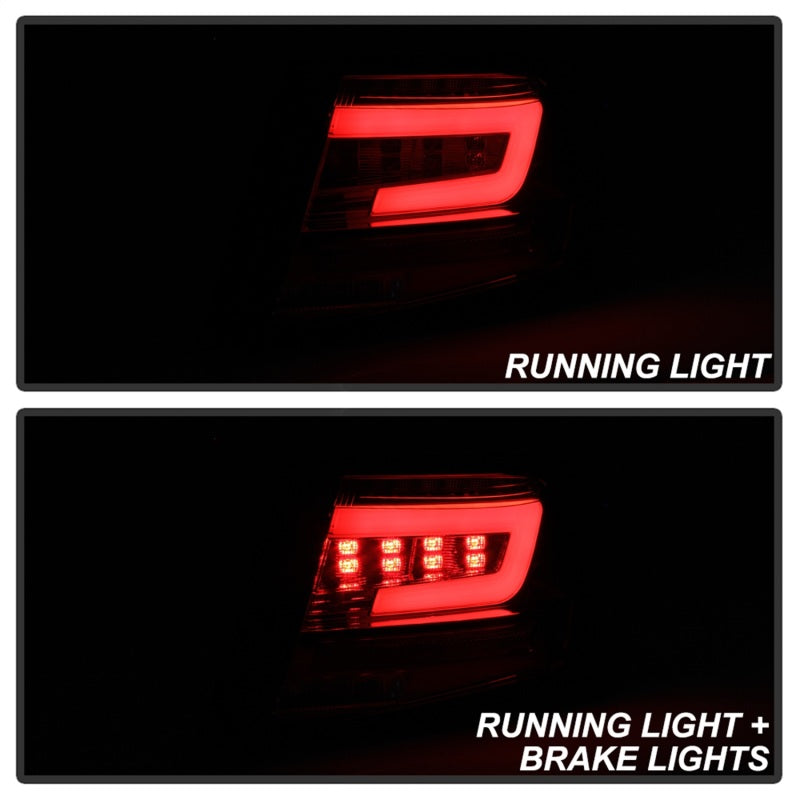 Spyder 08-11 Subaru Impreza WRX 4DR LED Tail Lights - Red Clear ALT-YD-SI084D-LED-RC Tail Lights SPYDER