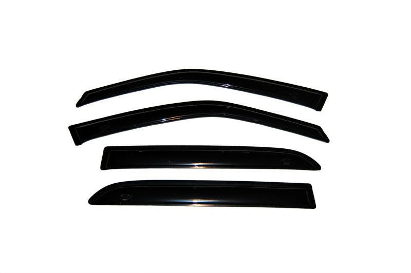 AVS 00-06 Cadillac Deville Ventvisor Outside Mount Window Deflectors 4pc - Smoke Wind Deflectors AVS