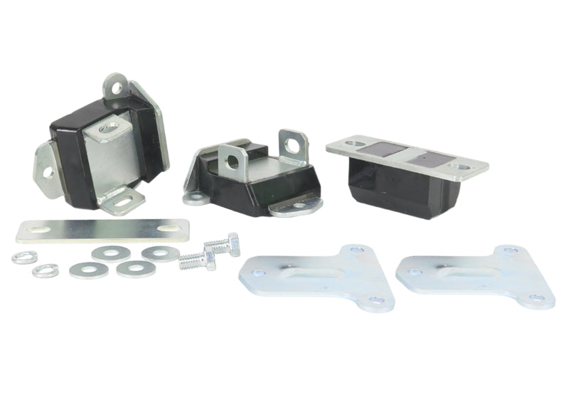 Whiteline 1963-1982 Chevrolet Corvette Complete Engine and Transmission Mount Set Engine Mounts Whiteline