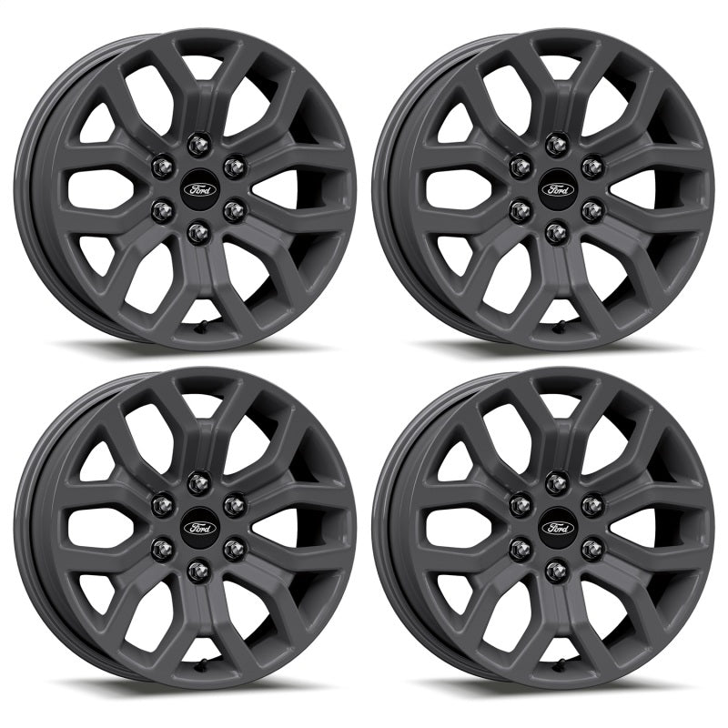 Ford Racing 15-22 F-150 18x7.5in Matte Gray Wheel Kit Wheels - Cast Ford Racing