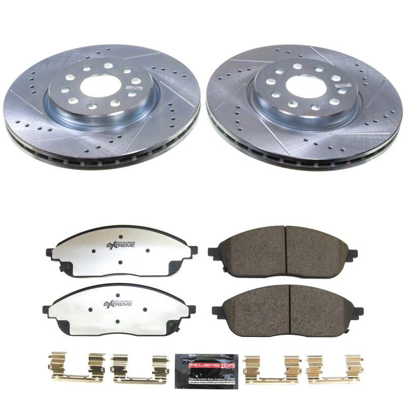 Power Stop 22-24 Jeep Grand Cherokee Front Z36 Truck & Tow Brake Kit Brake Kits - Performance D&S PowerStop
