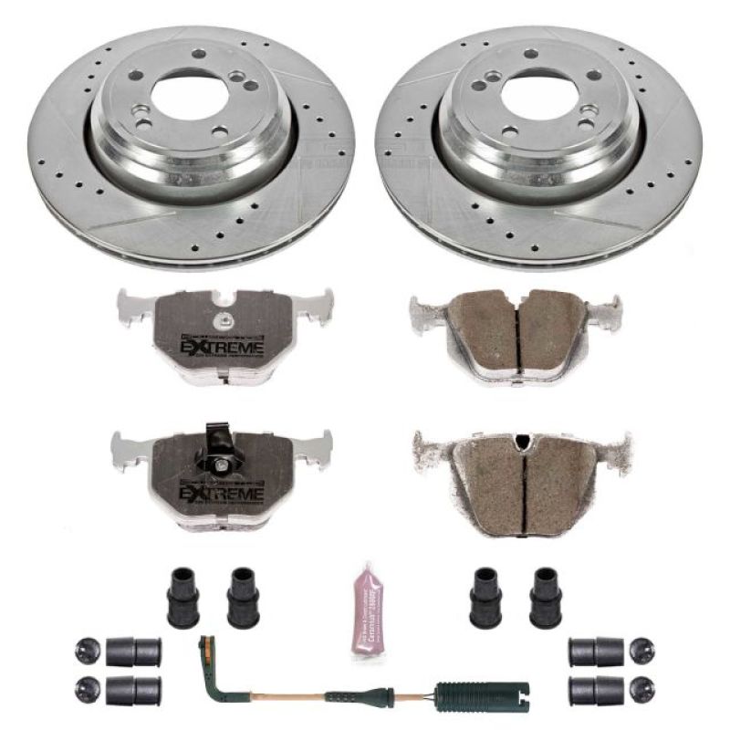 Power Stop 00-03 BMW M5 Rear Z26 Street Warrior Brake Kit Brake Kits - Performance D&S PowerStop