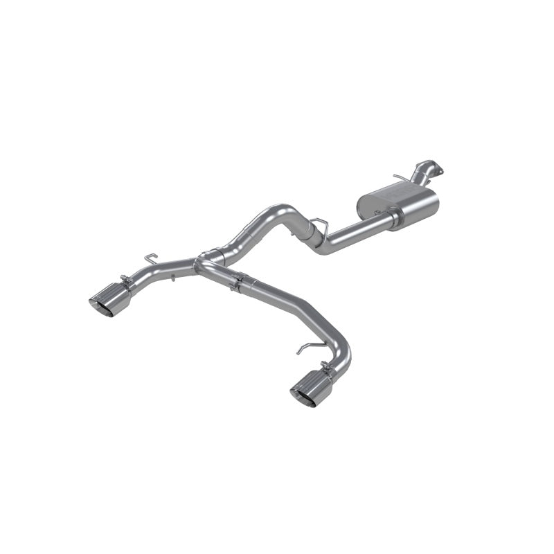 MBRP 21-22 Ford Bronco 2.3/2.7L EcoBoost 2/4-Dr 3in Catback Dual Split Rear Exit Aluminized Steel Catback MBRP