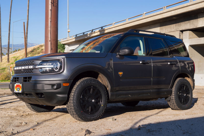 ICON Ricochet 17x8 5x108 38mm Offset 6in BS Satin Black Wheel Wheels - Cast ICON