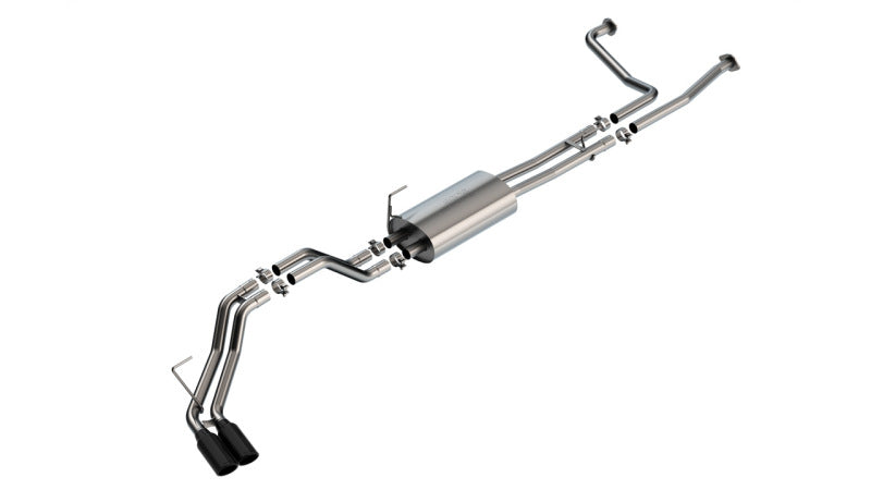 Borla 16-24 Nissan Titan XD S-Type Cat Back Exhaust - Black Chrome Catback Borla