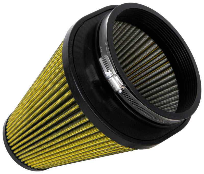 Airaid Universal Air Filter - Cone 6in F x 9x7-1/4in B x 6-3/8x3-7/8in T x 8in H - Synthamax Air Filters - Universal Fit Airaid