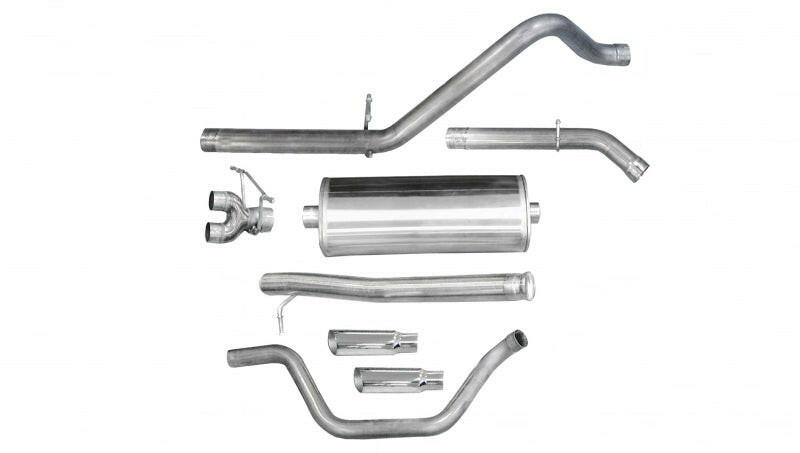 Corsa 2009-2013 Chevrolet Silverado Reg. Cab/Long Bed 1500 4.8L V8 Polished Sport Cat-Back Exhaust Catback CORSA Performance