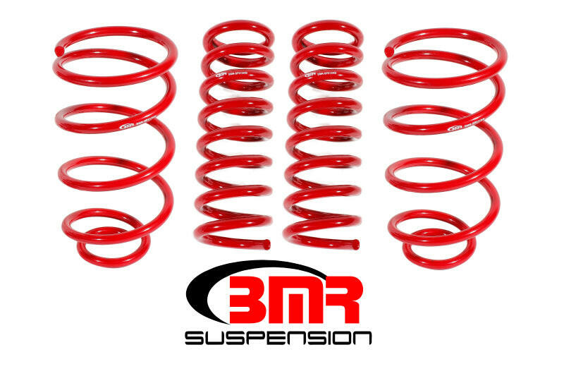 BMR 64-66 A-Body Lowering Spring Kit (Set Of 4) - Red Lowering Springs BMR Suspension