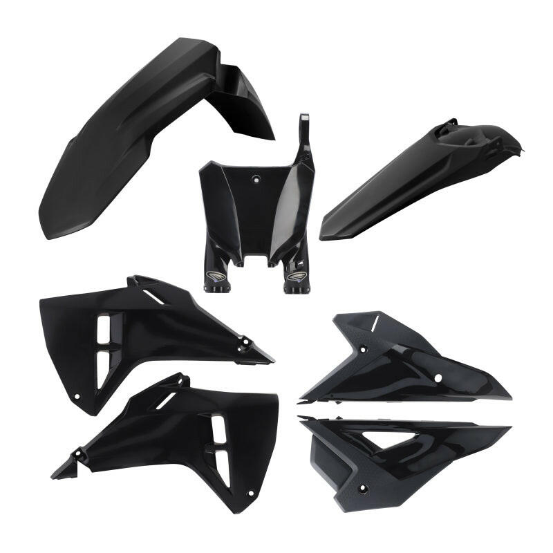 Cycra 2025 Honda CRF250/450R 5 Pc Replica Kit - Black Plastics Cycra