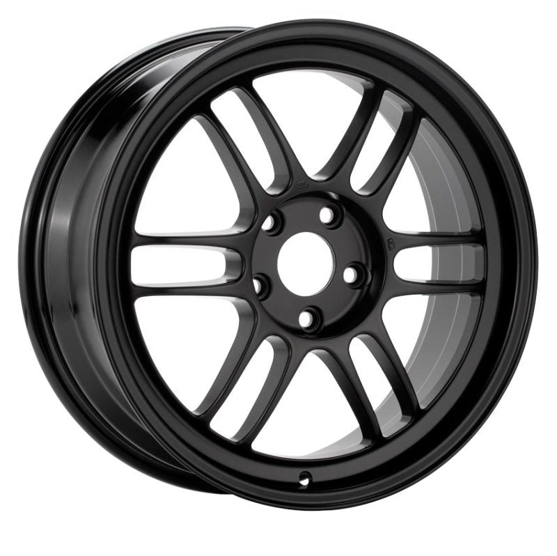 Enkei RPF1 16x7 4x100 43mm Offset 73mm Bore Black Wheel Miata 4-Lug / 02-06 Mini / Honda & Acura 4 Wheels - Cast Enkei