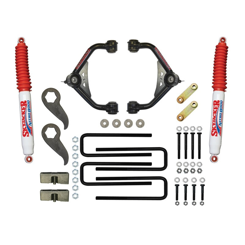 Skyjacker 2011-2019 GM 2500HD/3500HD 2WD/4WD 3-3.5in UCA Lift Kit w/Rear Nitro 8000 Shocks Lift Kits Skyjacker