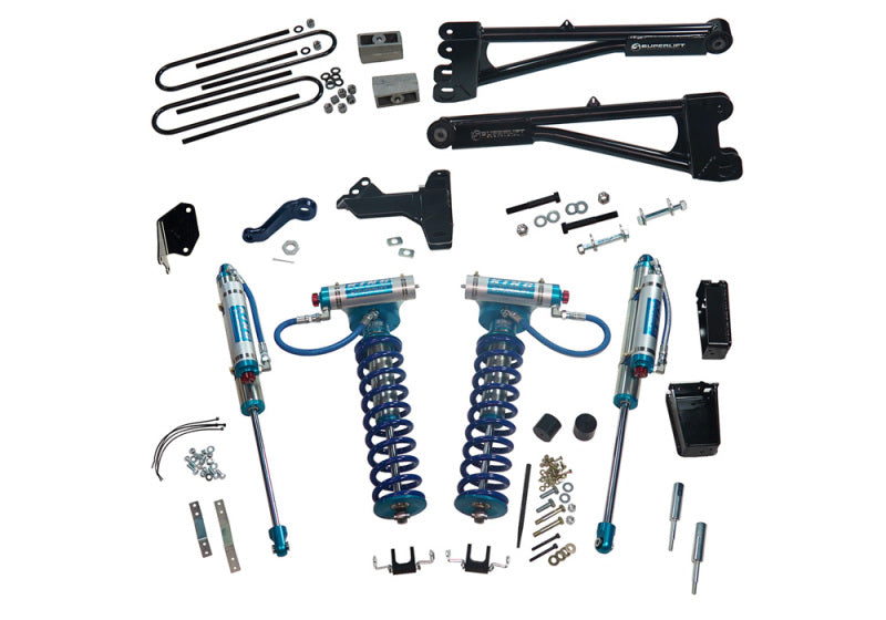 Superlift 05-07 Ford F-250/F-350 SD 4WD 6in Lift Kit w/Repl Radius Arms & King Coilovers Rear Shocks Lift Kits Superlift