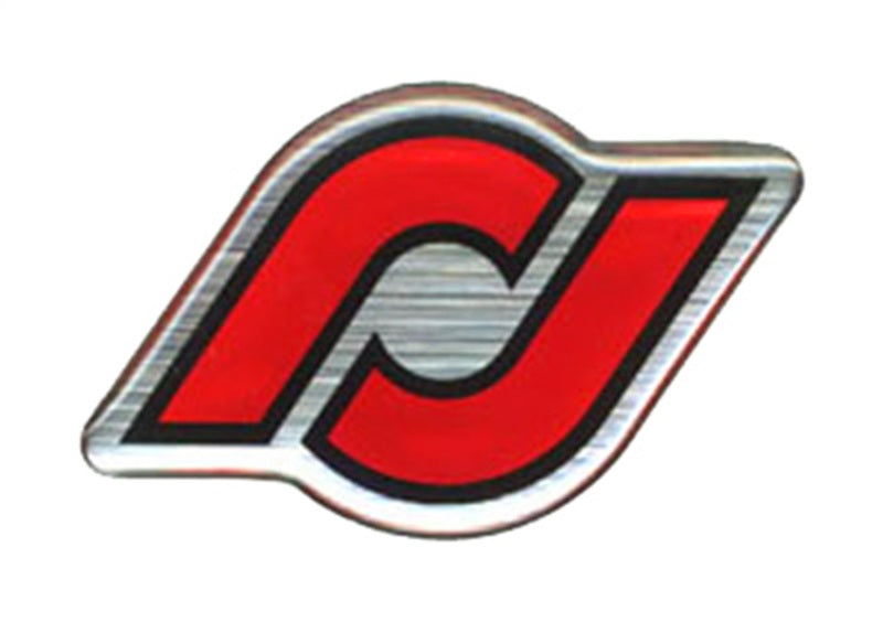 RockJock Sticker Epoxy Dome 1in Tall x 1.6in Wide Red Black and Silver Stickers/Decals/Banners RockJock