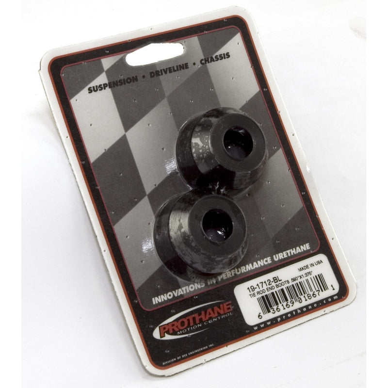 Rugged Ridge Tie Rod End Dust Boots Black 46-06 Willys and Models Tie Rods Rugged Ridge
