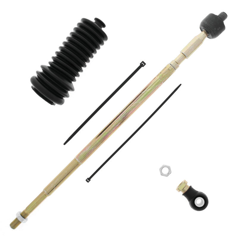 QuadBoss 12-14 Polaris RZR XP 4 900 Steering Rack Tie Rod Assembly Kit - Right Inner & Outer Tie Rods QuadBoss