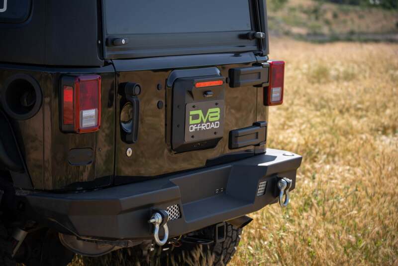 DV8 Offroad 07-18 Jeep Wrangler JK Spare Tire Delete Brackets DV8 Offroad
