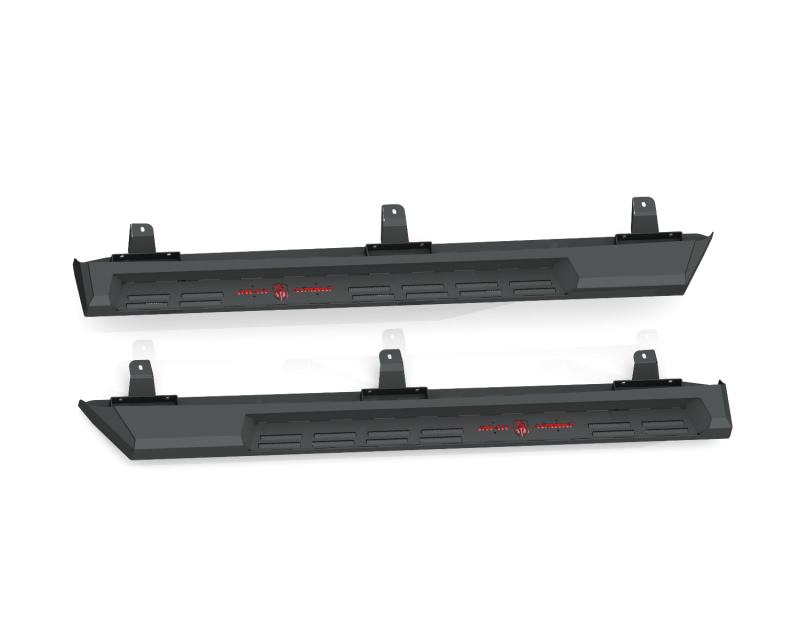 Road Armor 18-20 Jeep Wrangler JL 4DR Stealth Running Board Step - Tex Blk Running Boards Road Armor