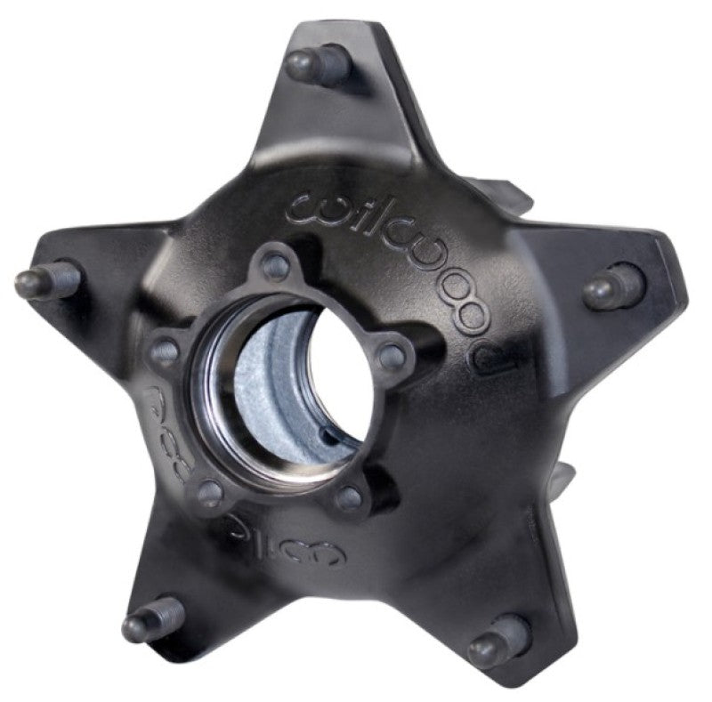 Wilwood Hub-Starlite 55 Rear - Standard Offset 5/8 C Studs-Drilled-Black-Less Races Wheel Hubs Wilwood