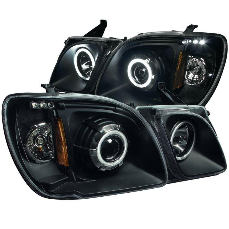 ANZO 1998-2007 Lexus Lx470 Projector Headlights w/ Halo Black (CCFL) Headlights ANZO
