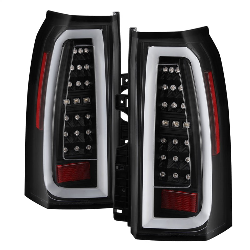 Spyder Chevy Tahoe / Suburban 15-17 Light Bar LED Tail Lights - Black (ALT-YD-CTA15-LED-BK) Tail Lights SPYDER