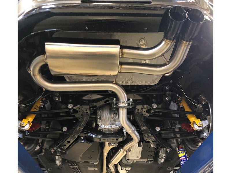 aFe Takeda 2-1/2in SS-304 Cat-Back Exhausts w/ Black Tip 16-19 Mazda MX-5 Miata ND 2.0T Catback aFe