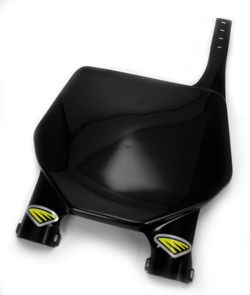 Cycra 04-07 Honda CR125R Stadium Number Plate - Black Plastics Cycra